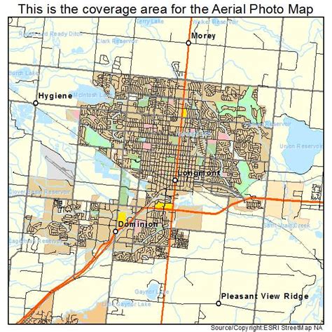 Aerial Photography Map of Longmont, CO Colorado