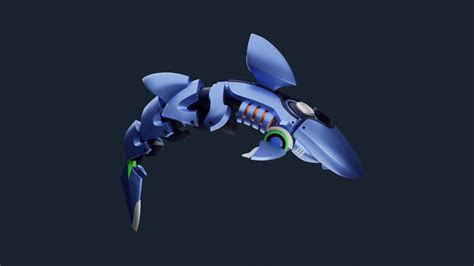 3D Model Robotic Dolphin - TurboSquid 2156895