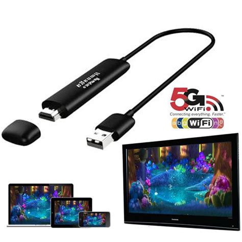 5G HDMI Wireless Display TV Receiver Adapter Dlna Airplay Miracast HDMI Wifi TV Dongle For ...