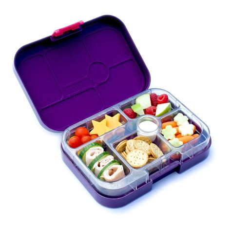 Amazon.com: Yumbox Leakproof Bento Lunch Box Container (New Design Figue Purple) for Kids ...