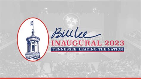 Gov. Lee Announces 2023 Inauguration: ‘Tennessee: Leading the Nation’