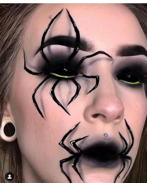 20+ Creepy Spider Makeup for Halloween 2020 | Halloween makeup looks, Cool halloween makeup ...