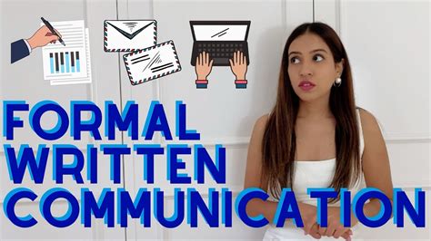 Formal WRITTEN communication | TIPS for emails, reports for business - YouTube