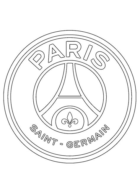 Dibujo Para Colorear El Escudo Del Paris Saint Germain Psg Disney Art | Porn Sex Picture