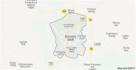 Bareilly In India Map