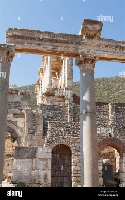 Ruins at Ephesus Turkey Stock Photo - Alamy