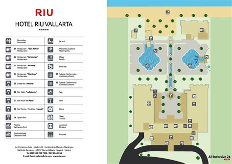 Resort Map | Riu Vallarta | Riviera Nayarit, Mexico