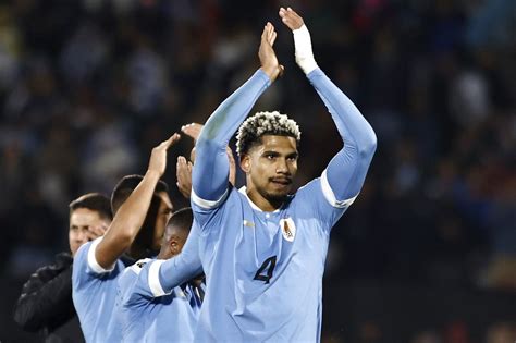 Ronald Araujo celebrates win over Brazil and Vinicius Jr with Uruguay ...