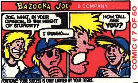 A Look Back At The (Pretty Awful) ‘Bazooka Joe’ Chewing Gum Comics