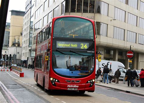 London Bus Routes | Route 24: Hampstead Heath - Pimlico | Route 24, Metroline, VWH1364, LK62DKE ...