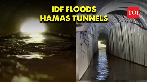 Watch: Israeli Military floods Hamas tunnels in Gaza with seawater to ...