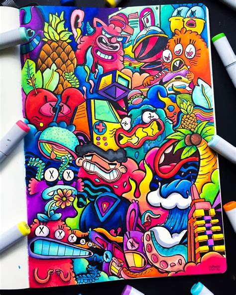 Gawx Art on Instagram: “Yasss just finished this full page doodle and I ...