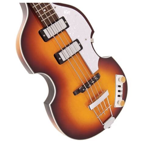 Vintage Violin Reissued Bass, Antique Sunburst at Gear4music