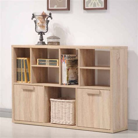 Apollo Sonama Oak Effect Low Bookcase | Low bookcase, Shelves, Low shelves