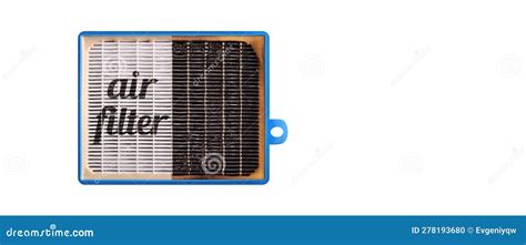 High Efficiency Air Filter for HVAC System. New and Used Filter Stock Photo - Image of house ...