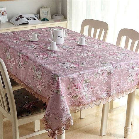 Meijuner Tablecloth Europe Luxury Fabric Table Cloth Fashion Lace Flower For Coffee Dining Room ...