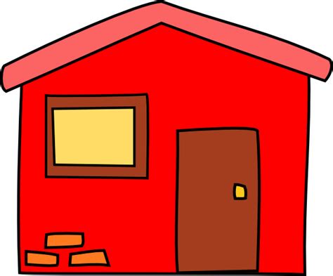 Red House Clip Art at Clker.com - vector clip art online, royalty free & public domain