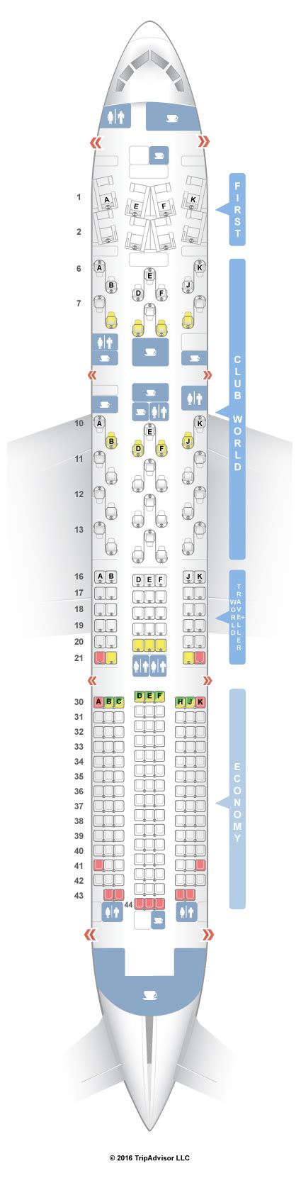 SeatGuru Seat Map British Airways Boeing 787-9 (789)