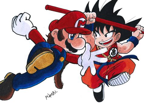 Mario Vs Goku by MikeES on DeviantArt