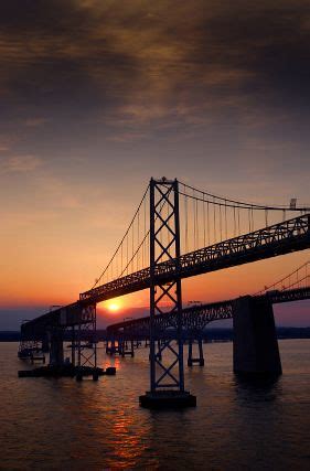 Chesapeake Bay Bridge | Chesapeake Bay Bridge at sunset | Flickr