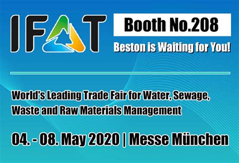 Beston Will Attend IFAT 2020 in Munich - Beston Malaysia