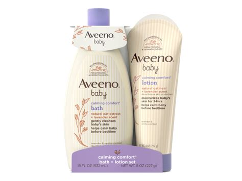 Aveeno Baby Calming Comfort Bath + Lotion Set, Lavender & Vanilla Ingredients and Reviews