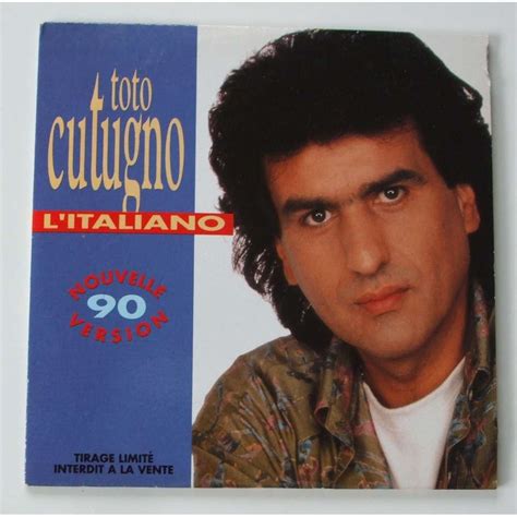 L'italiano (nouvelle version 90) (tirage limité) by Toto Cutugno, CDS with dom88 - Ref:118352521