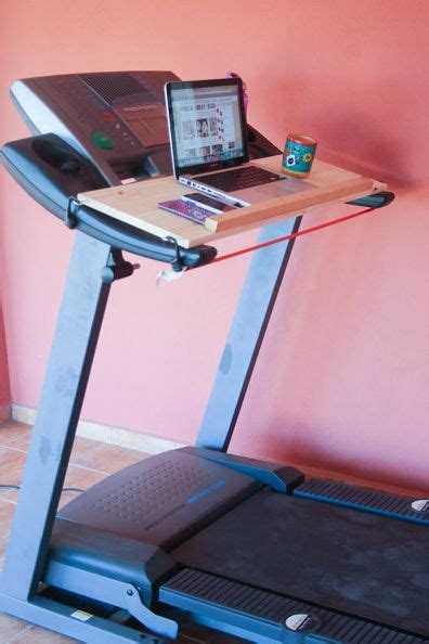 Easy DIY Treadmill Desk | Treadmill desk diy, Treadmill desk, Gym room ...