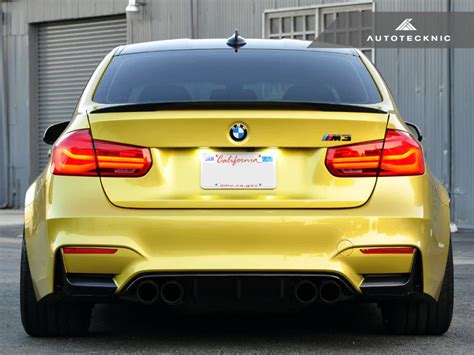 Autotecknic Rear Bumper Trim BMW M4 G82 (21-24) G83 (22-24) Carbon Fib ...