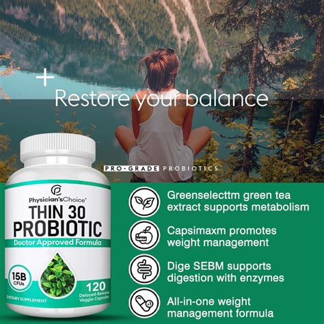 Probiotic Supplements for Weight Loss Accelerate Metabolism Improve ...