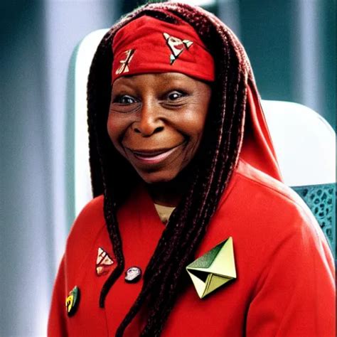 whoopi goldberg as guinan from star trek wearing | Stable Diffusion ...