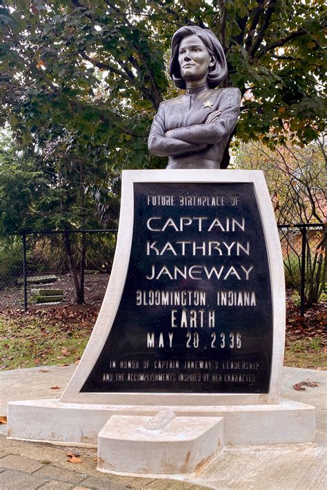 Captain Janeway Statue, Bloomington, Indiana