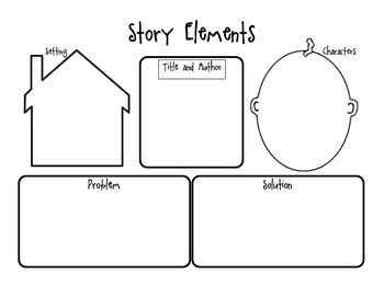 Graphic Organizer-Story Elements by Reading with Ali | TpT