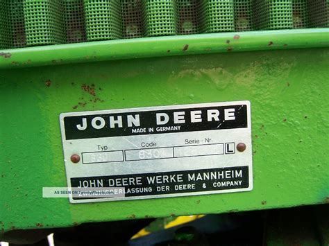 830 John Deere Tractor