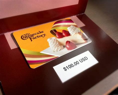 $100 Cheesecake Factory Gift Card Sweepstakes