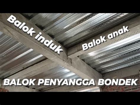 BALOK INDUK DAN BALOK ANAK BETON BERTULANG KONSTRUKSI RUMAH 2 LANTAI ...