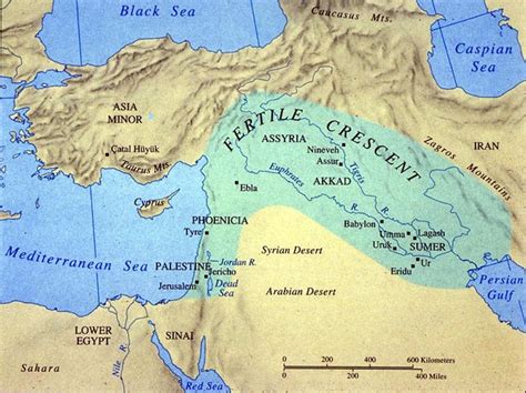 Detailed Map Of Ancient Mesopotamia