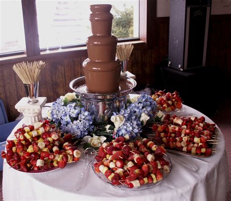 Chocolate Fountain Display Ideas | Chocolate fountain wedding, Chocolate fountain bar, Chocolate ...