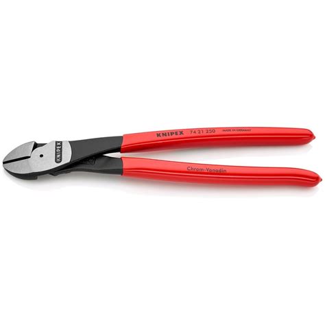 Knipex 10 inch High Leverage Angled Diagonal Cutters | The Home Depot ...