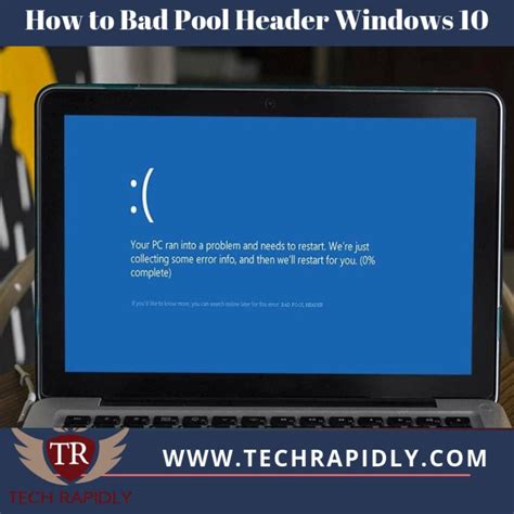 Bad Pool Header Windows 10 Error - How to Fix Bad Pool Header