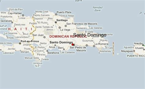 Santo Domingo Mexico Map