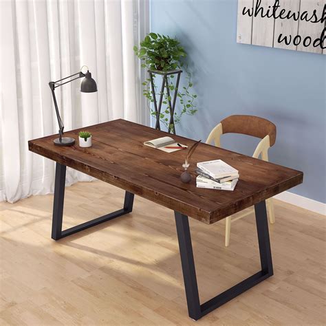 Office Furniture Wooden Desk Work From Home Desk Reclaimed Wood Desk ...