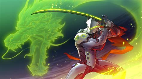 Genji (Overwatch) 4k Ultra 高清壁纸 | 桌面背景 | 3840x2161