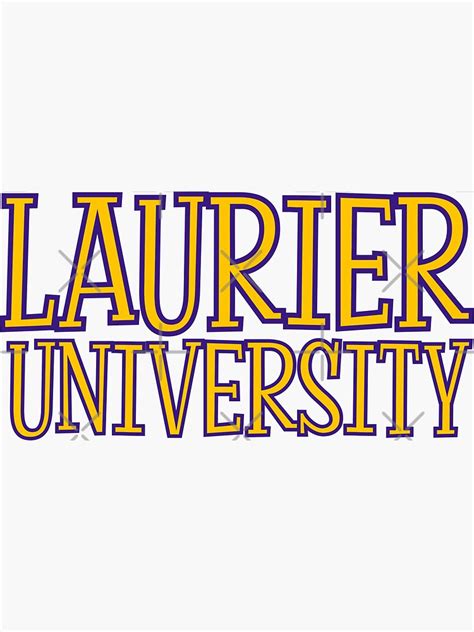 "Laurier U" Sticker for Sale by jessicaleah15 | Redbubble