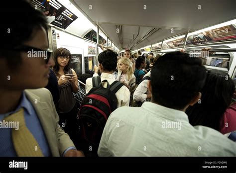 People travelling in Subway, New York Stock Photo - Alamy