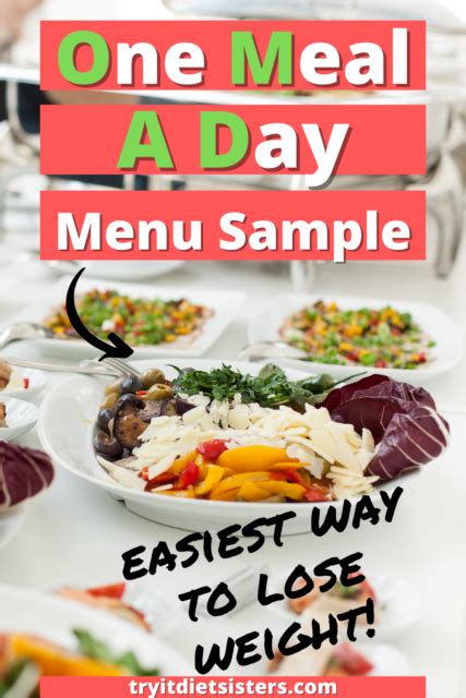 Simple OMAD Diet Rules And Sample Meal Plans - Try it Diet Sisters