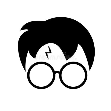 Symbol from the Book about Harry Potter Glasses and Lightning ...