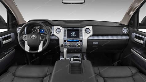 Toyota Tundra 2014-UP full interior dash kit, With Manual Climate ...