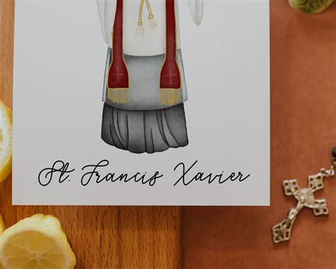 Saint Francis Xavier Saint Francis Xavier Saint Print - Etsy