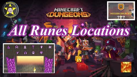 Minecraft Dungeons : THE BEST Guide To Find All Runes !!! - YouTube